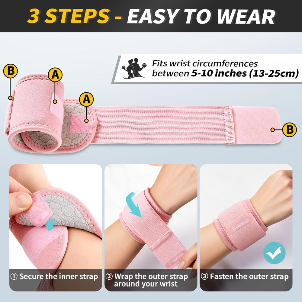 CAMBIVO cierre de doble correa ajustable que permite compresión personalizada y sujeción