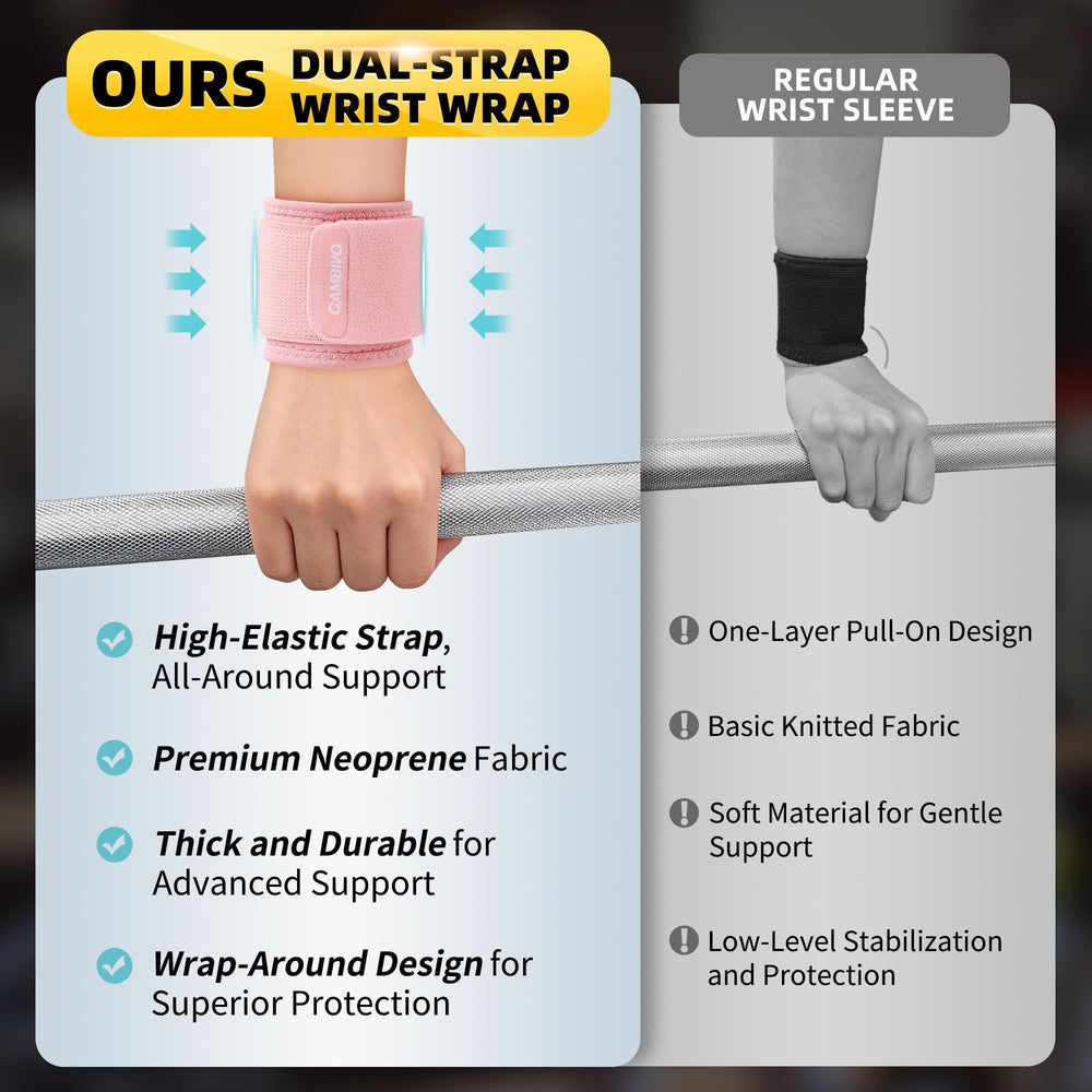 CAMBIVO comparación de tamaño con mano mostrando ajuste ergonómico y soporte equilibrado