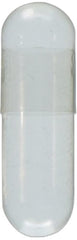 Capsule Connection primer plano de cápsula transparente para control y calidad