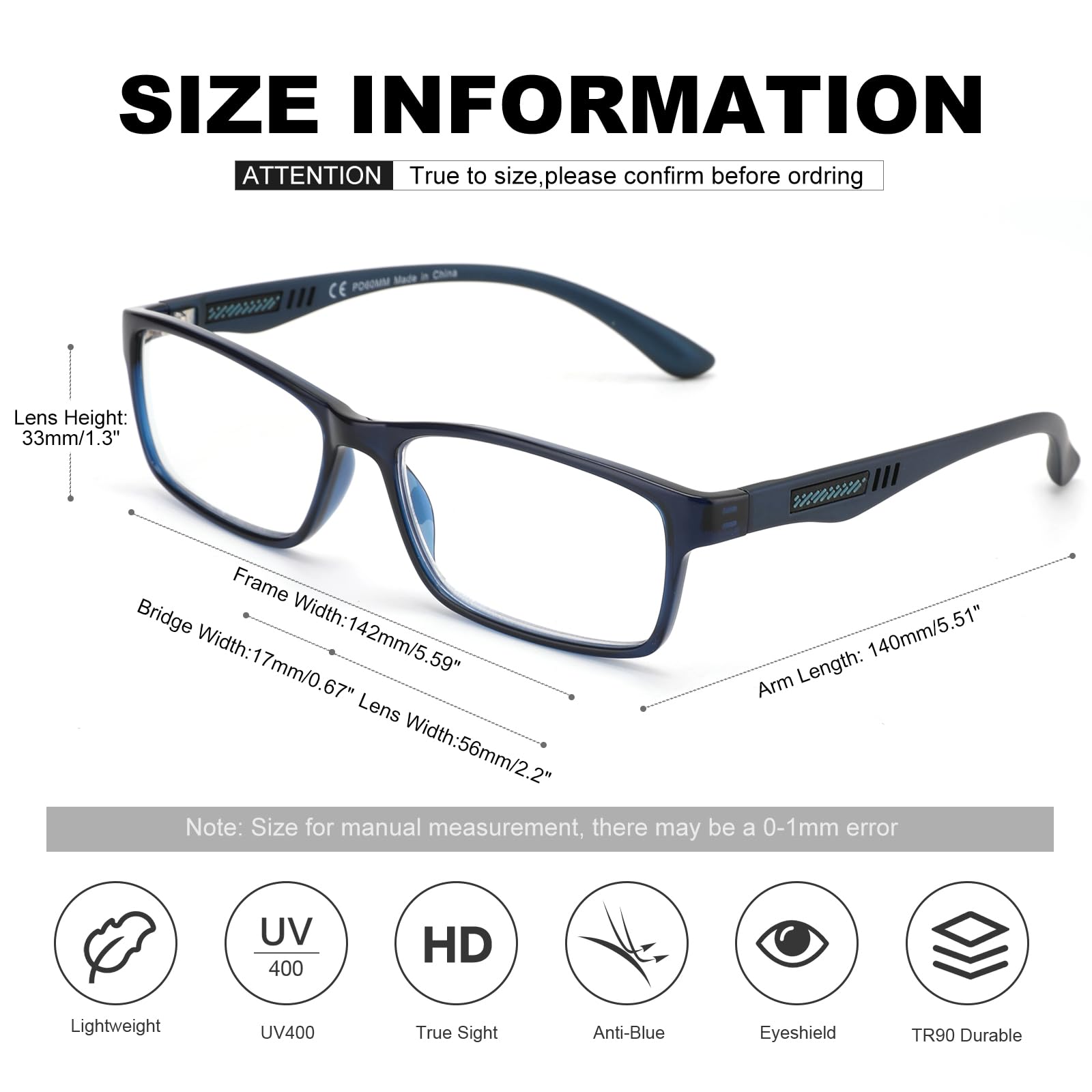 CARA OPTICAL gafas en escritorio con dos colores para estilo y versatilidad