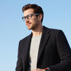 CARA OPTICAL detalle de la montura TR90 ultraligera, cómodo alivio de presión nasal