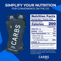 Carbs Fuel caja abierta con 12 unidades, excelente relación precio por gel