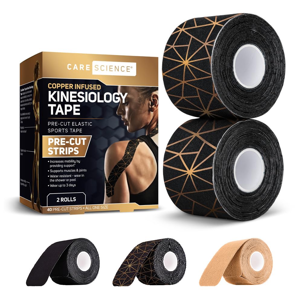 Care Science paquete frontal mostrando 2 rollos y 40 tiras, facilidad de uso