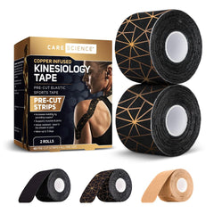 Care Science paquete frontal mostrando 2 rollos y 40 tiras, facilidad de uso