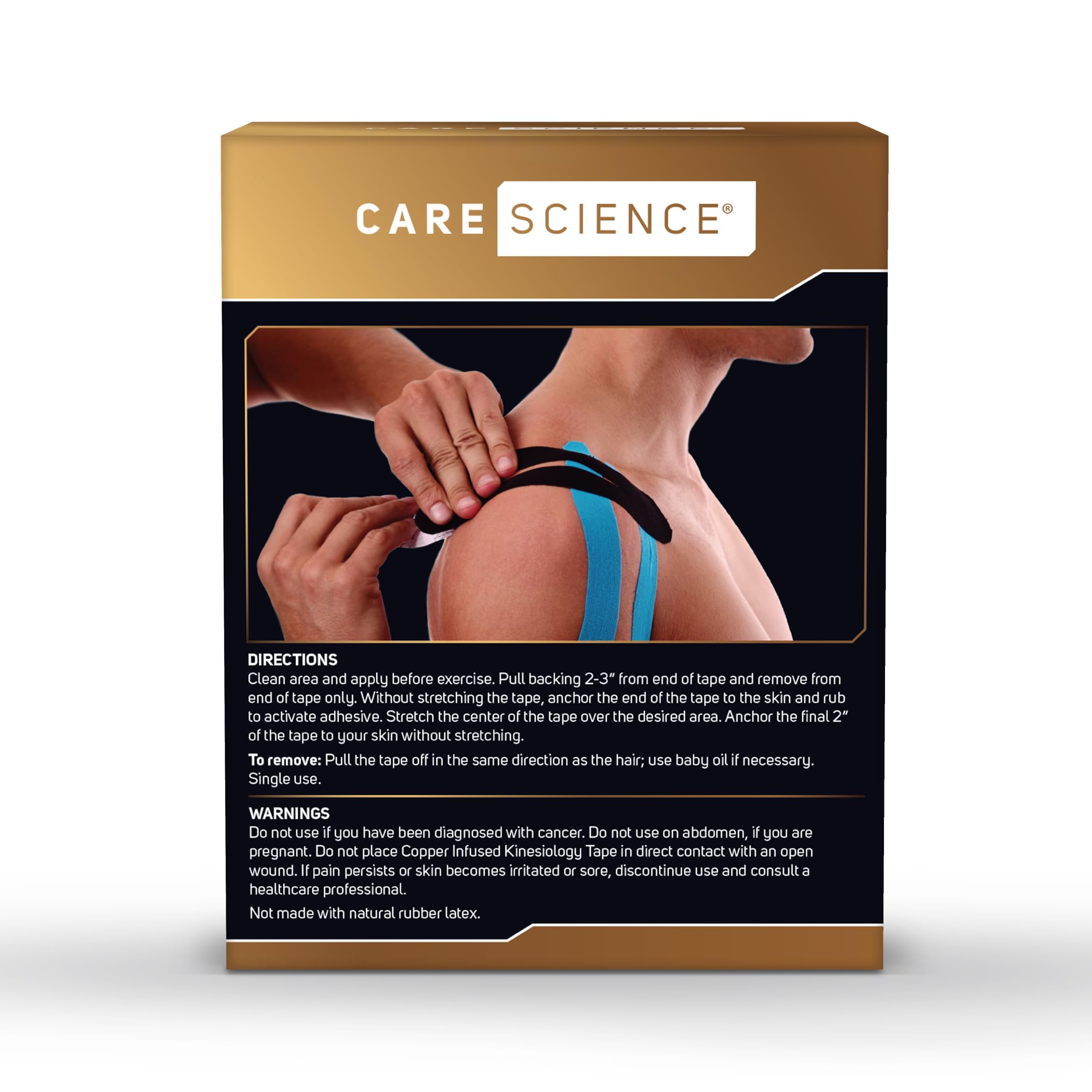 Care Science estilo de vida: atleta entrenando con cinta resistente al sudor