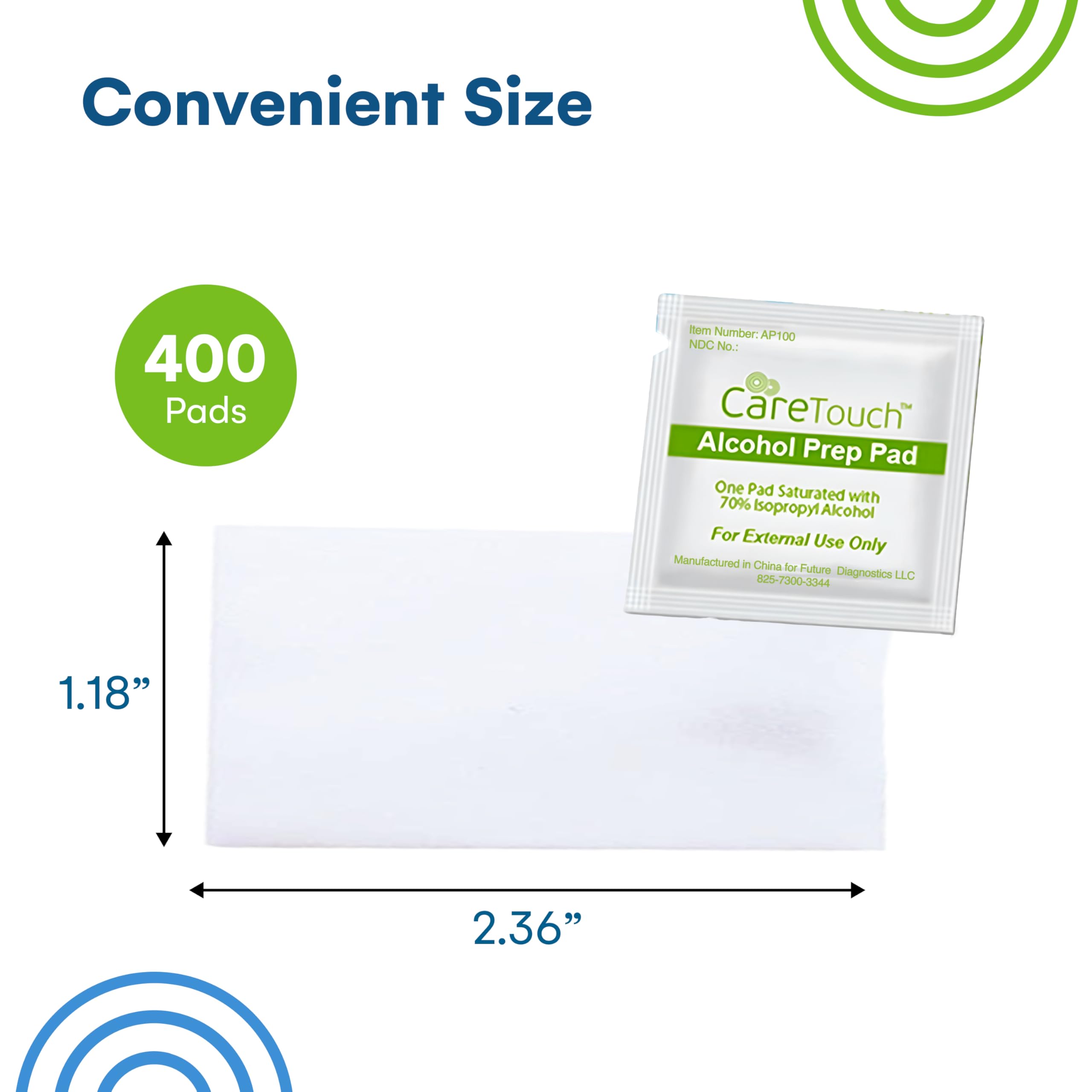 Care Touch primer plano de la textura doble capa que garantiza absorción