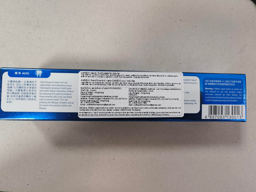 CAREDO imagen de instrucciones de uso, guía para aplicación correcta