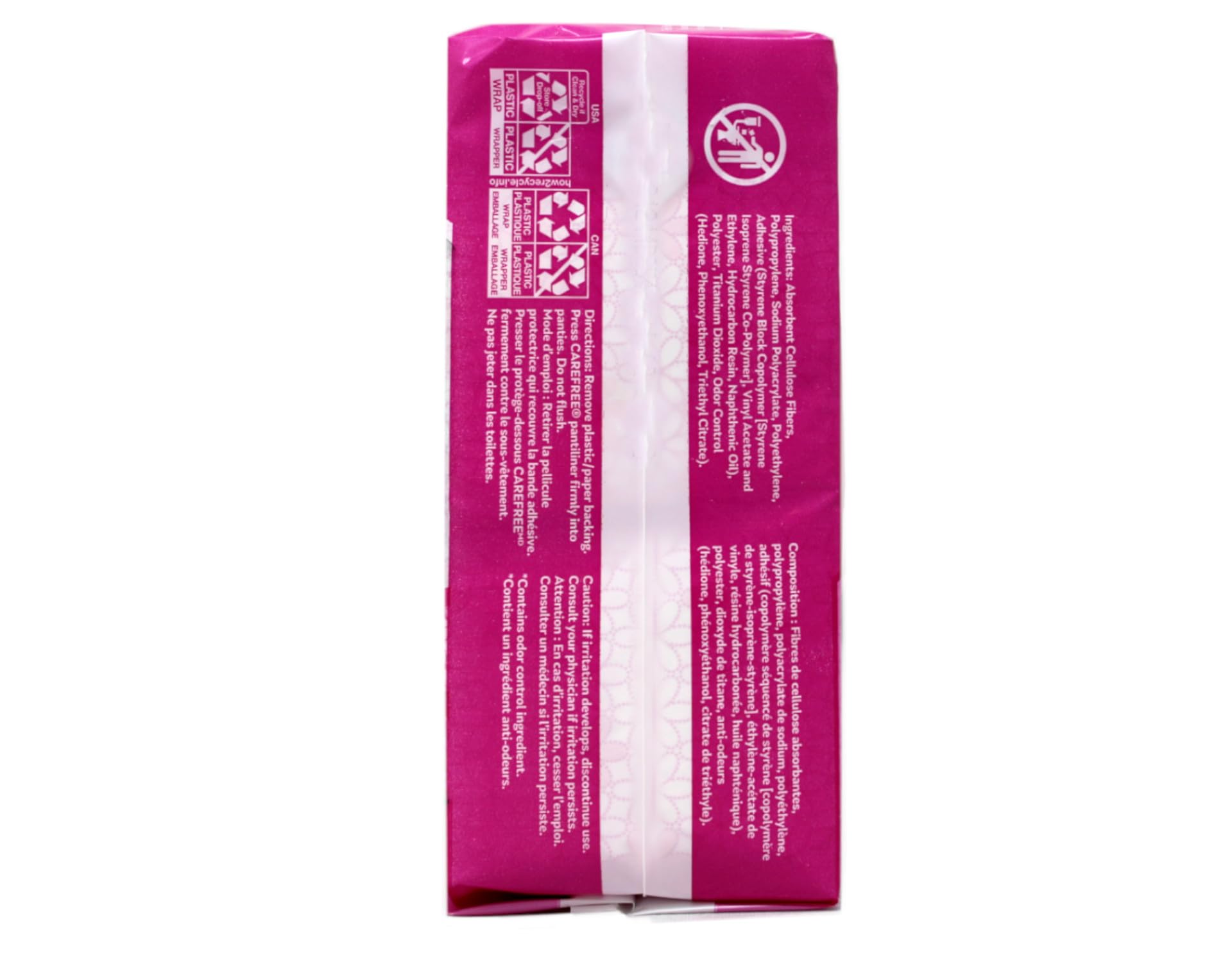 Carefree protector junto a un objeto para comparar tamaño y perfil ultradelgado