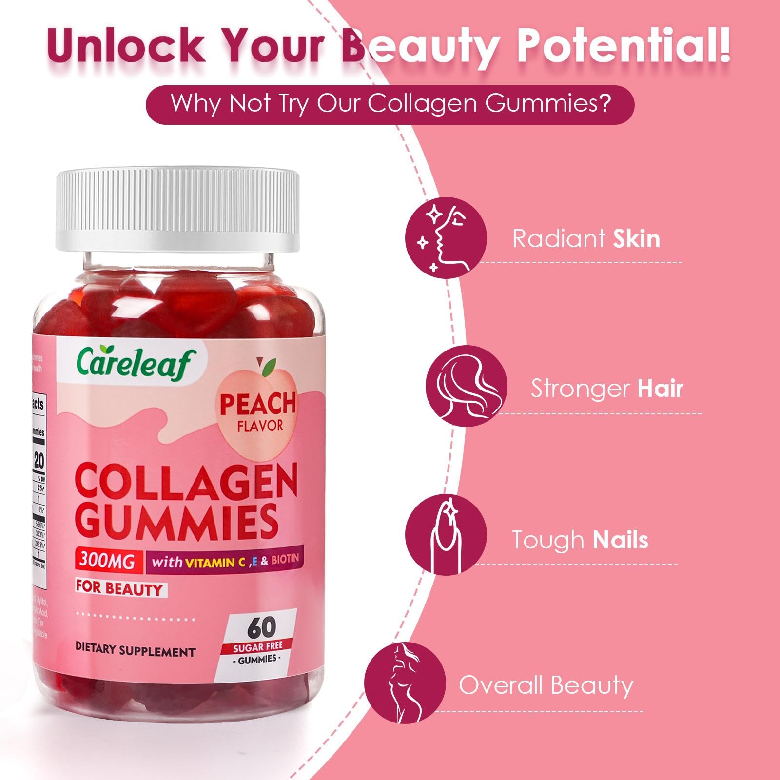 careleaf etiqueta nutricional visible que ofrece transparencia de ingredientes