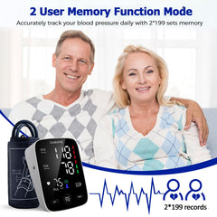 CareLiving pantalla LED encendida con números grandes para lectura clara