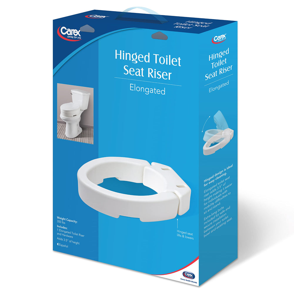 Carex asiento elevado abierto para limpieza rápida y cómoda