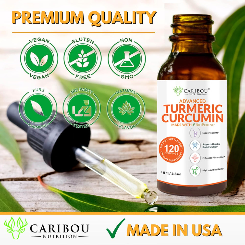 Caribou Nutrition detalle de etiqueta con ingredientes y certificación GMP
