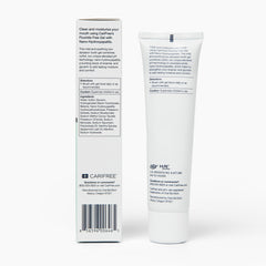 CariFree primer plano del gel que muestra textura suave y aspecto no abrasivo