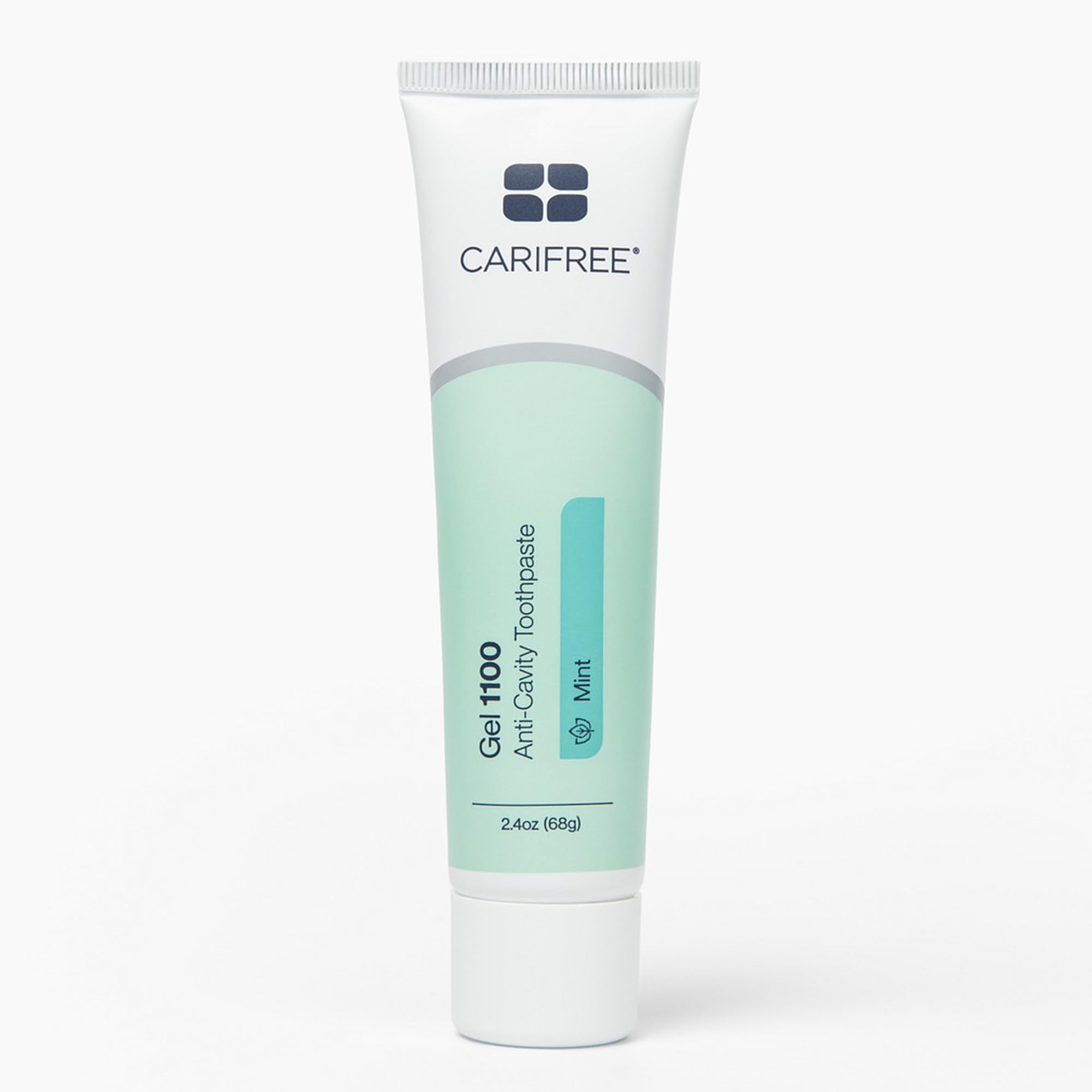 CariFree gel 1100 envase frontal mostrando diseño y beneficio anticaries