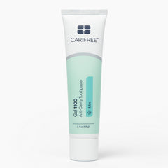 CariFree gel 1100 envase frontal mostrando diseño y beneficio anticaries