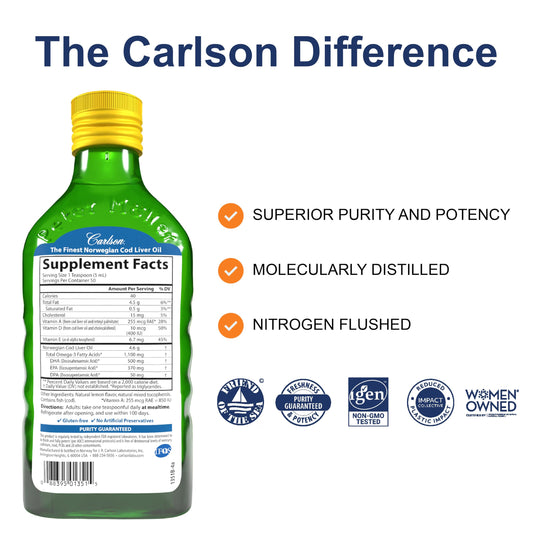 Carlson botella con líquido sabor limón mostrando color y conveniencia