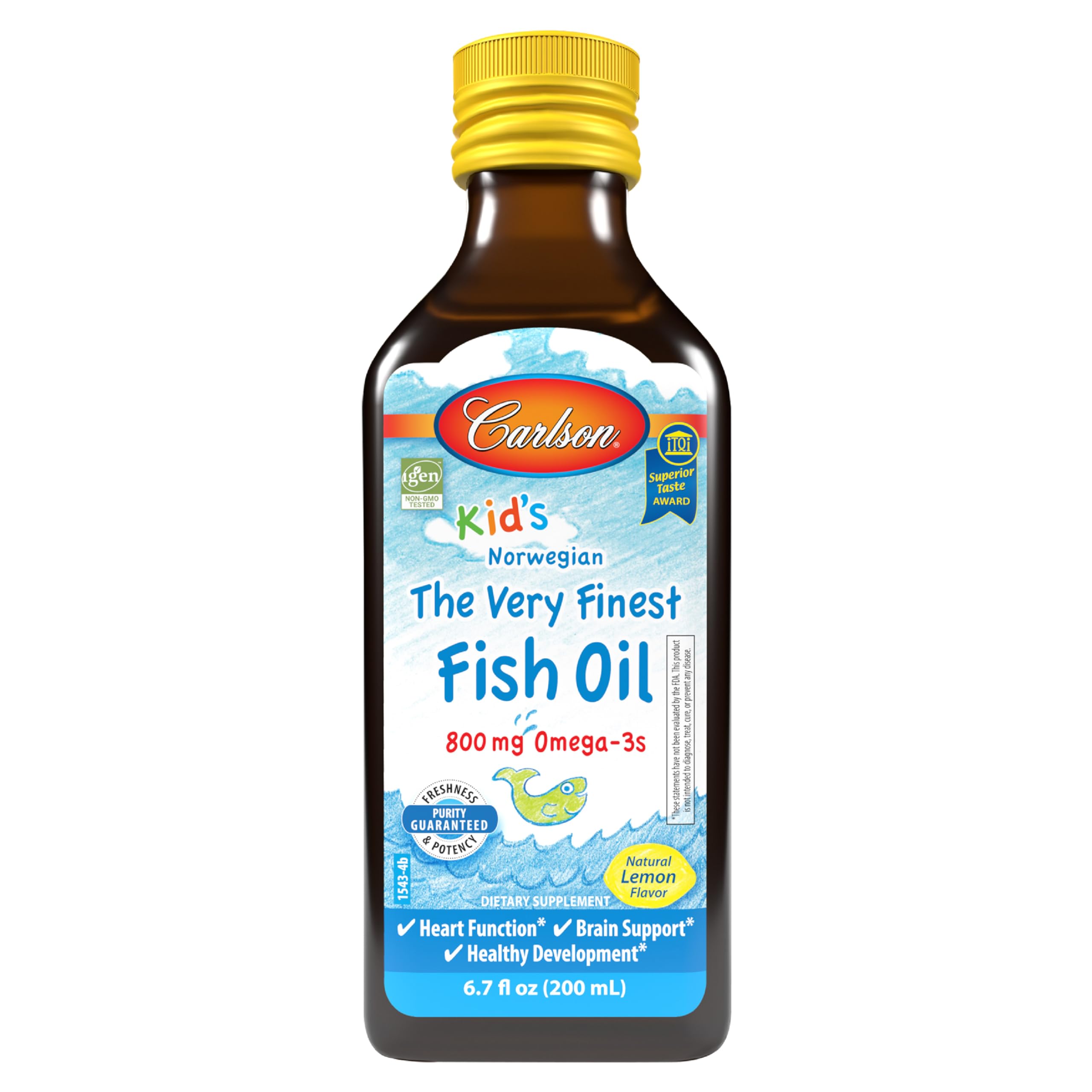 Carlson frente del empaque 200 mL mostrando el envase y sabor limón, fácil dosificar
