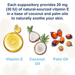 Carlson supositorio en mano para tamaño y manejo fácil