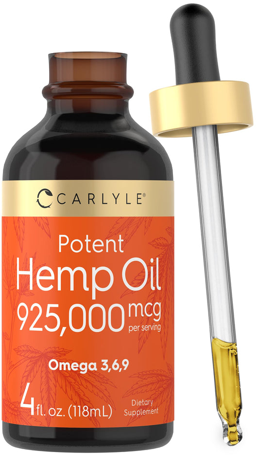 Carlyle botella frontal mostrando envase y beneficio de omegas