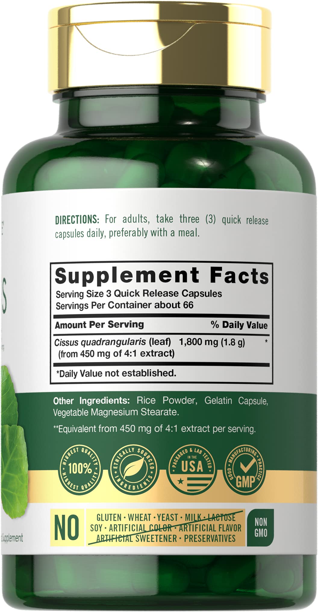 Carlyle cápsulas en primer plano mostrando su textura y rápida disolución