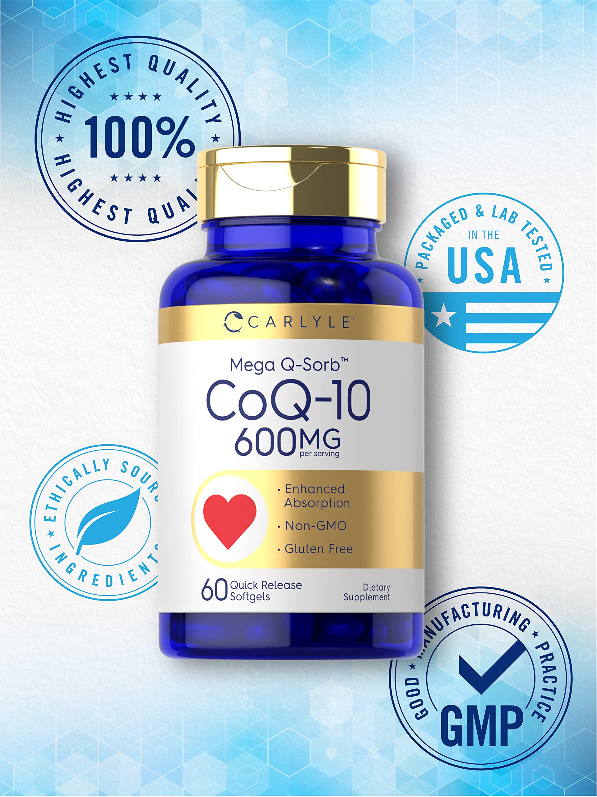 Carlyle etiqueta con ingredientes y pruebas de laboratorio que inspiran confianza
