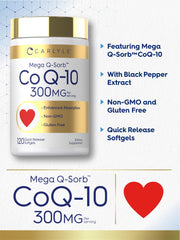 Carlyle etiqueta nutricional abierta evidenciando 300 mg por servicio