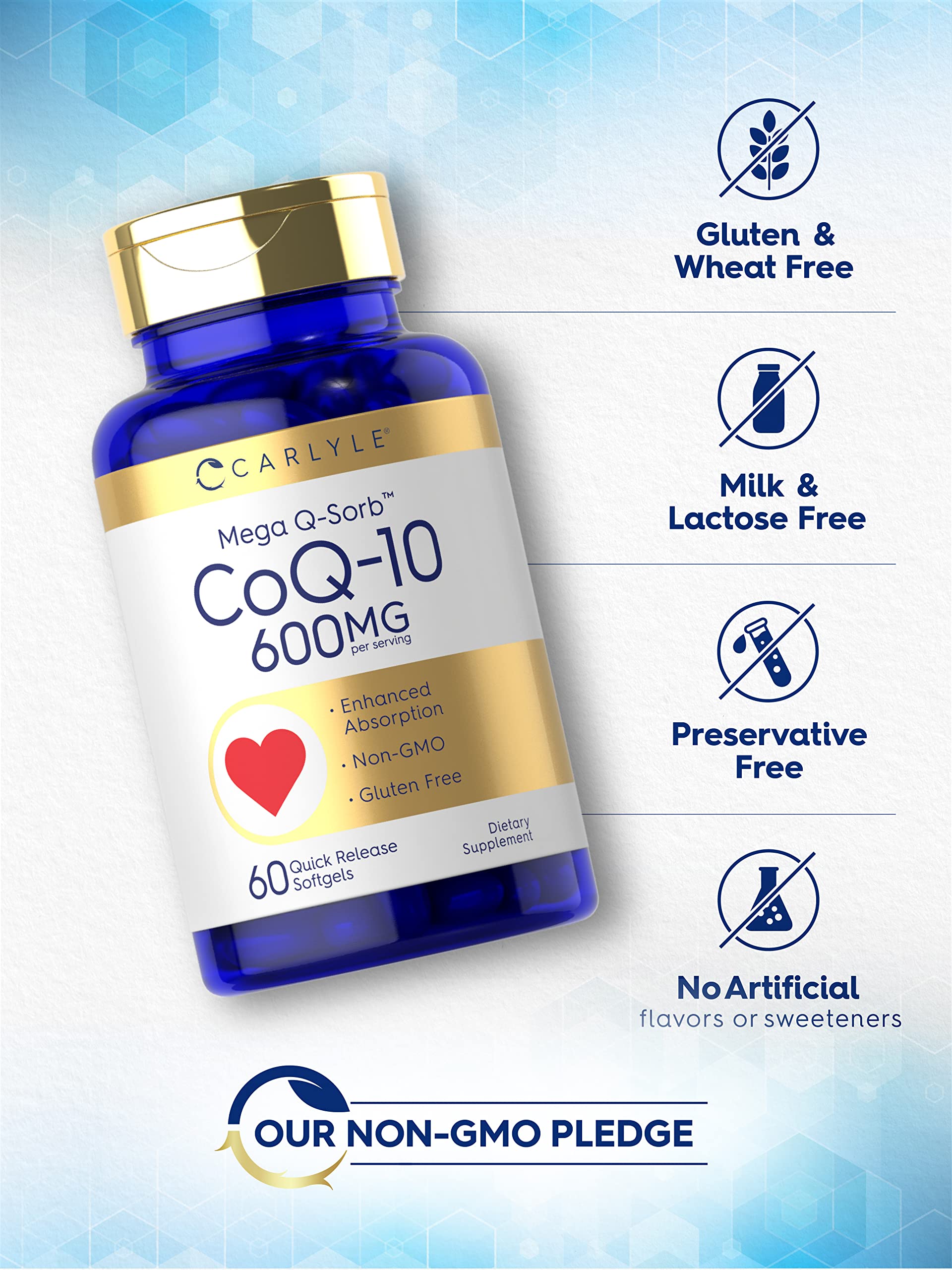 Carlyle cápsula junto a comida para mejorar absorción liposoluble y comodidad