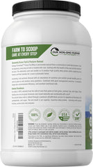 Carlyle primer plano de etiqueta con ingredientes y pruebas de laboratorio