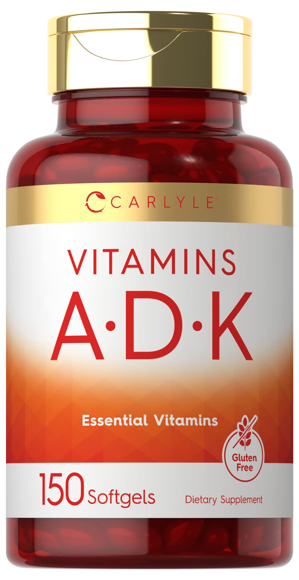 Carlyle envase frontal mostrando 150 softgels y beneficios claros