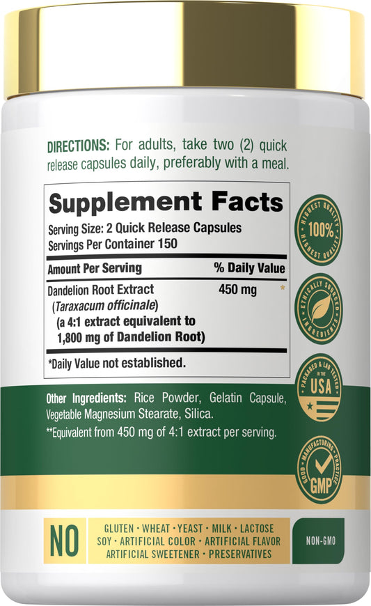 Carlyle etiqueta detalle con información de ingredientes y garantía