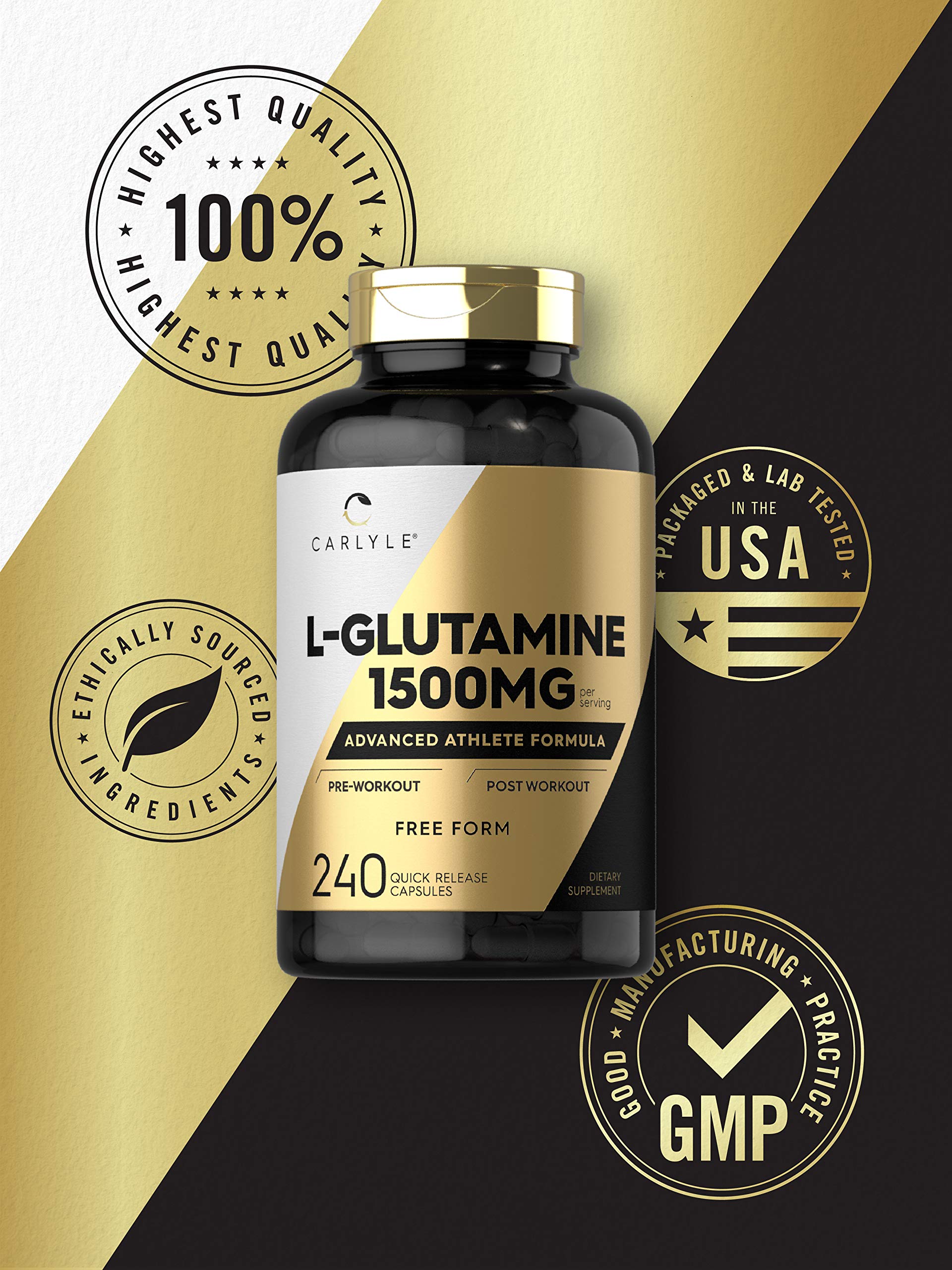 Carlyle etiqueta con información nutricional y concentración 1500mg