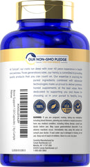 Carlyle etiqueta con información nutricional y dosis recomendada visible