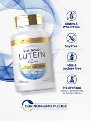 Carlyle etiqueta nutricional en primer plano indicando ingredientes y pureza