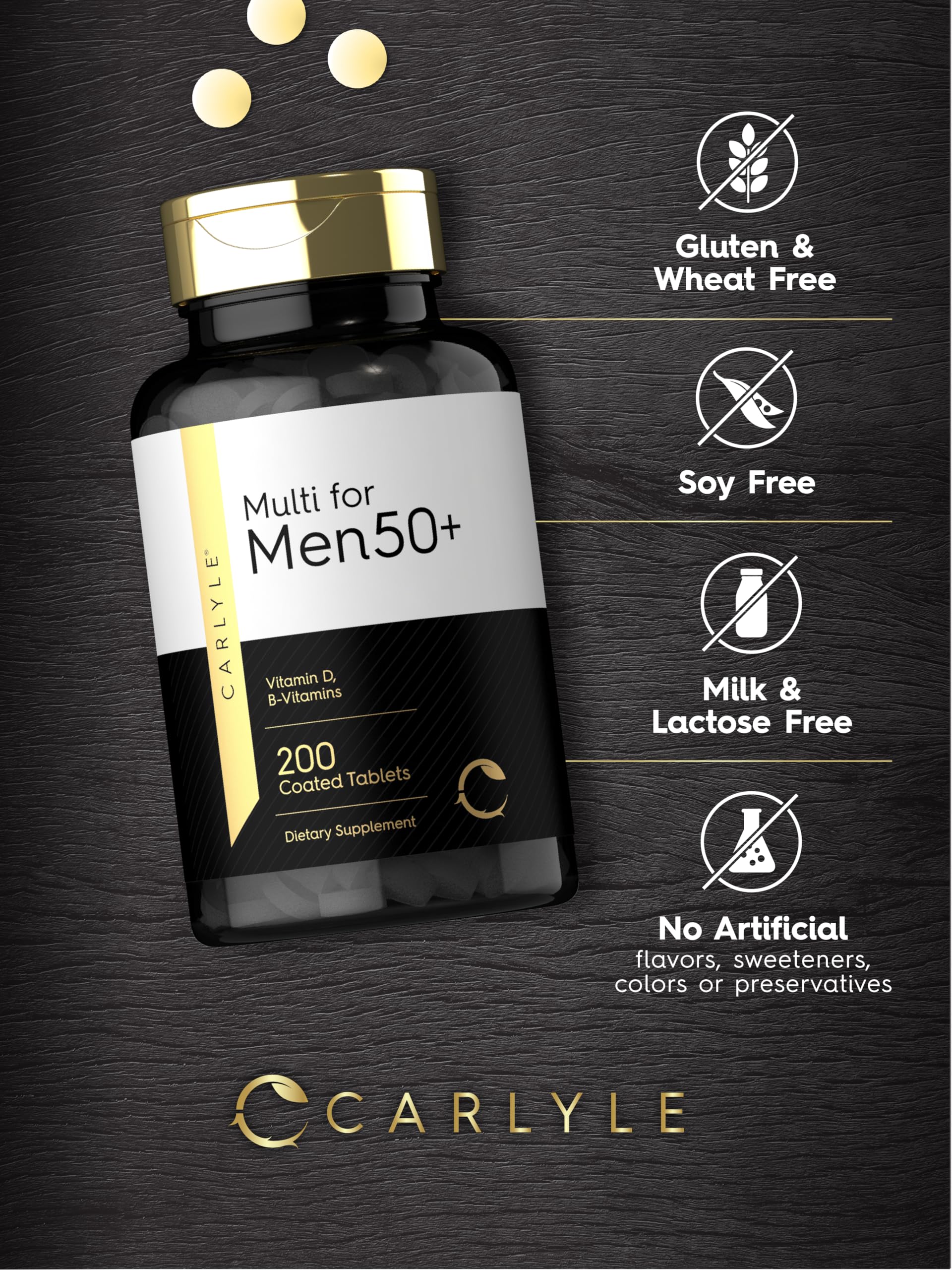 Carlyle etiqueta nutricional con ingredientes y beneficio claridad informativa