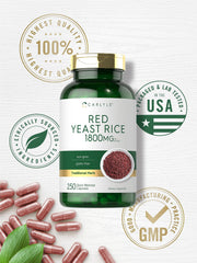 Carlyle etiqueta detallada resaltando 1.800 mg y lista de ingredientes