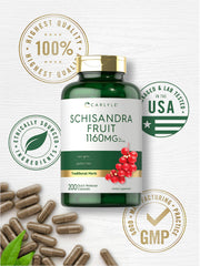 Carlyle polvo de extracto de Schisandra, evidencia aspecto natural