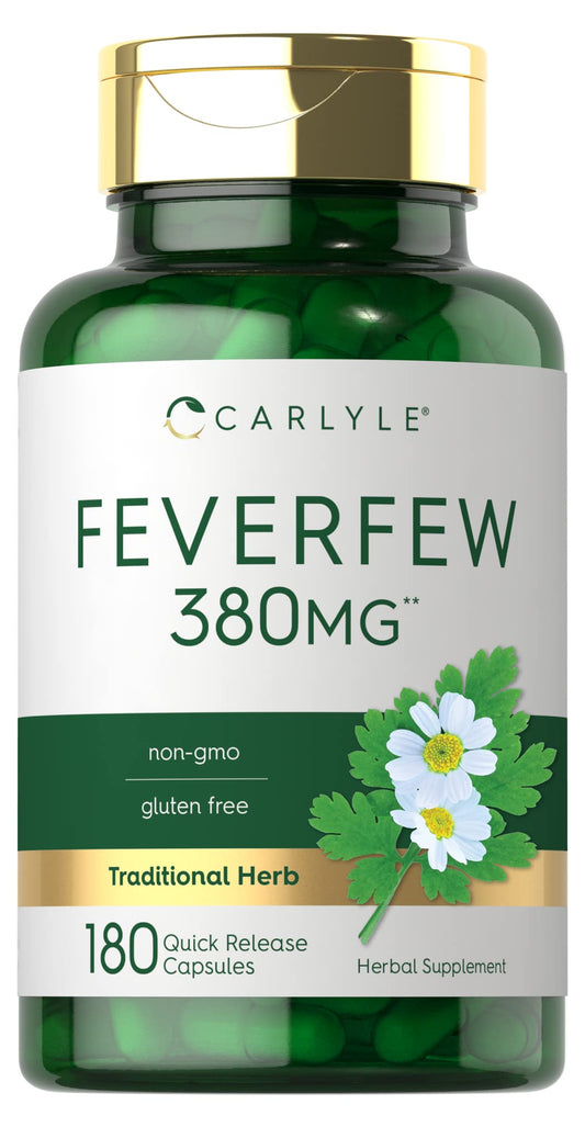 Carlyle frasco frontal del producto mostrando 180 cápsulas y branding