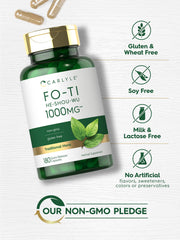 Carlyle Fo-Ti cápsula en mano, facilidad de toma diaria