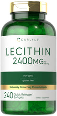 Carlyle frasco frontal mostrando 240 cápsulas y beneficio de larga duración