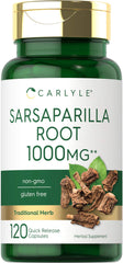 Carlyle frasco frontal mostrando 120 cápsulas y etiqueta clara