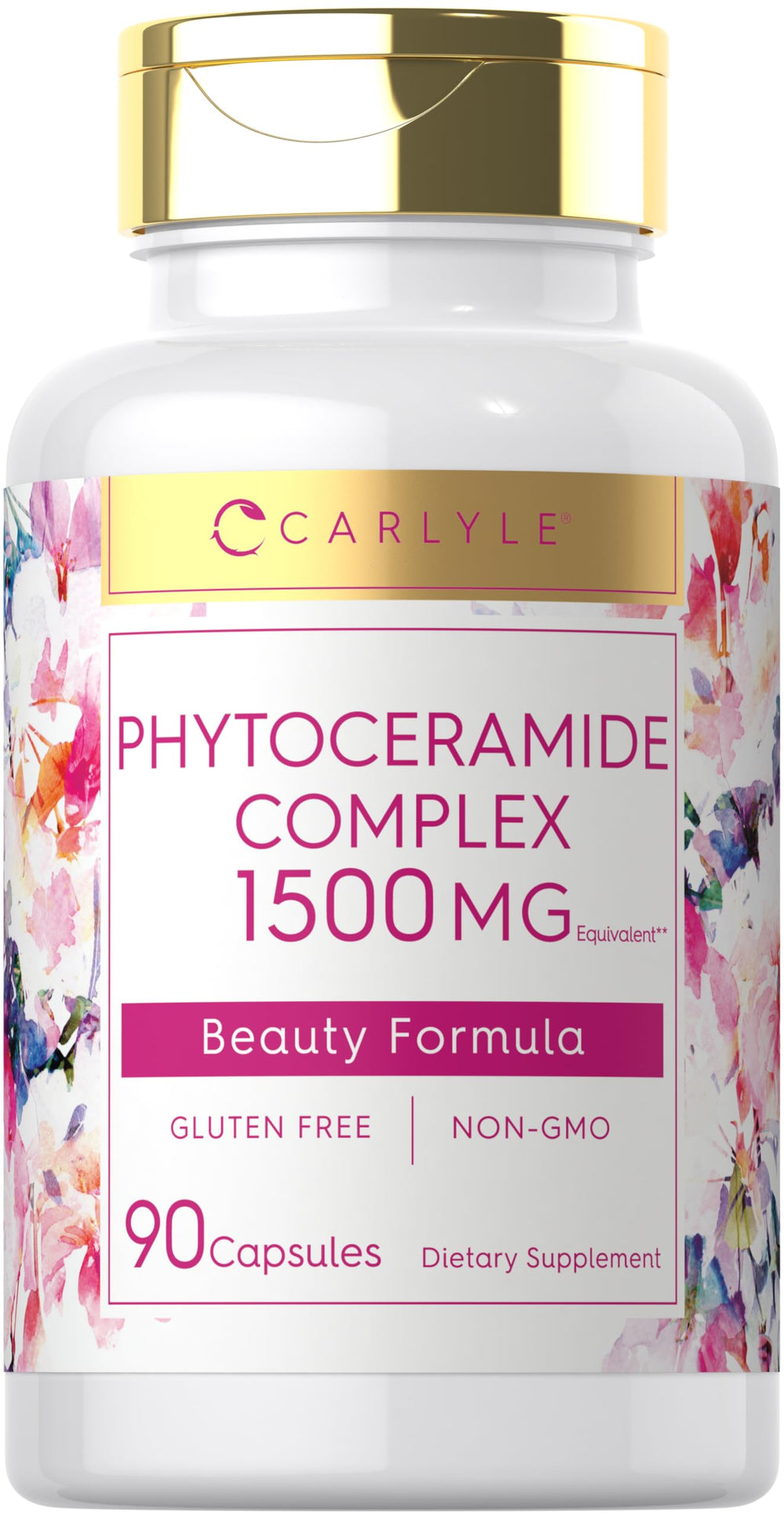 Carlyle frasco frontal mostrando etiqueta y beneficio de ingredientes limpios