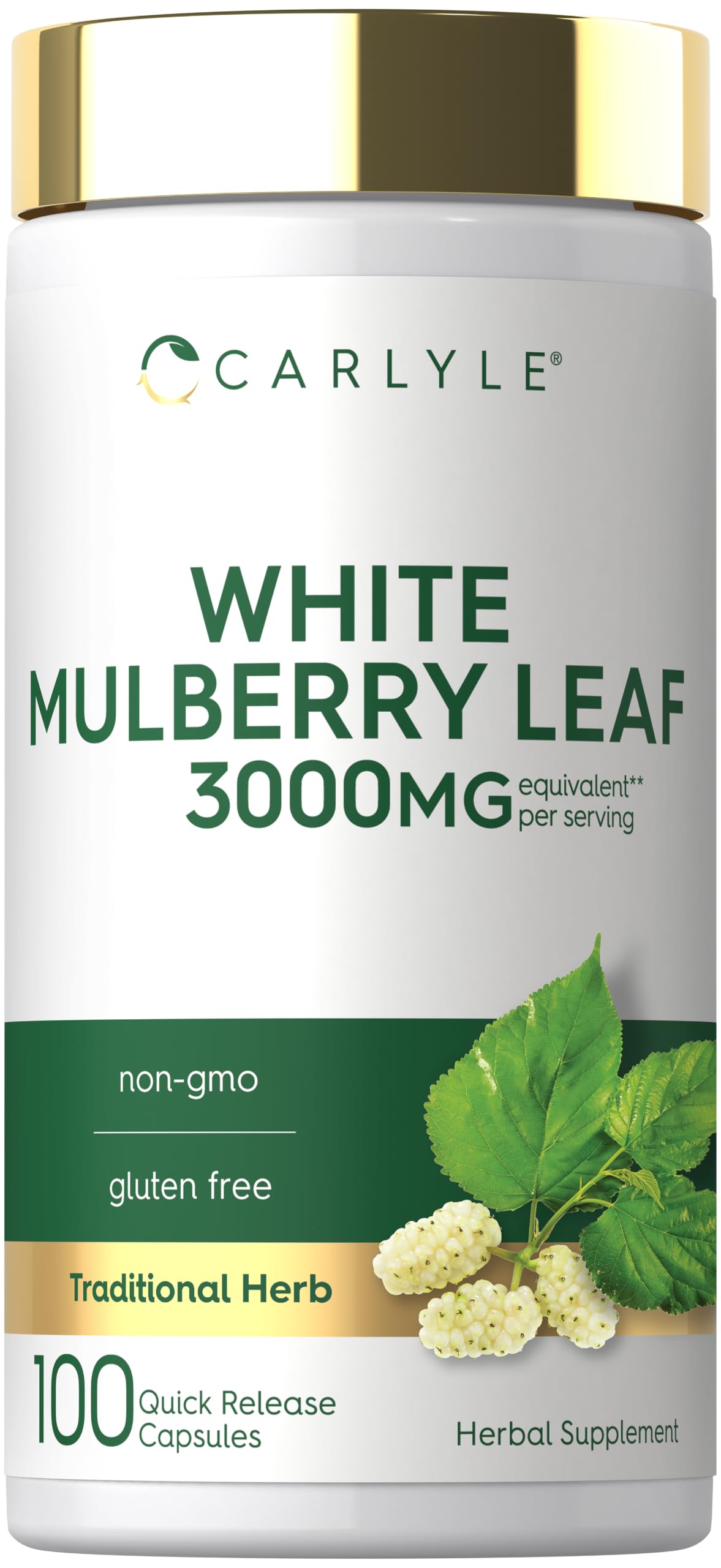 Carlyle frente del envase de Mulberry Leaf con diseño claro y garantía de calidad