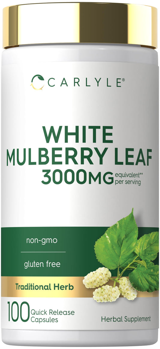 Carlyle frente del envase de Mulberry Leaf con diseño claro y garantía de calidad