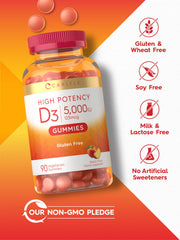 Carlyle etiqueta nutricional mostrando 5000 UI y detalles de ingredientes