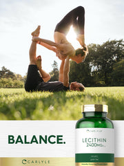 Carlyle lecitina y granos de soja indicando origen y limpieza de ingredientes