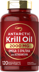 Carlyle frasco delantero mostrando 120 softgels y fuerza máxima