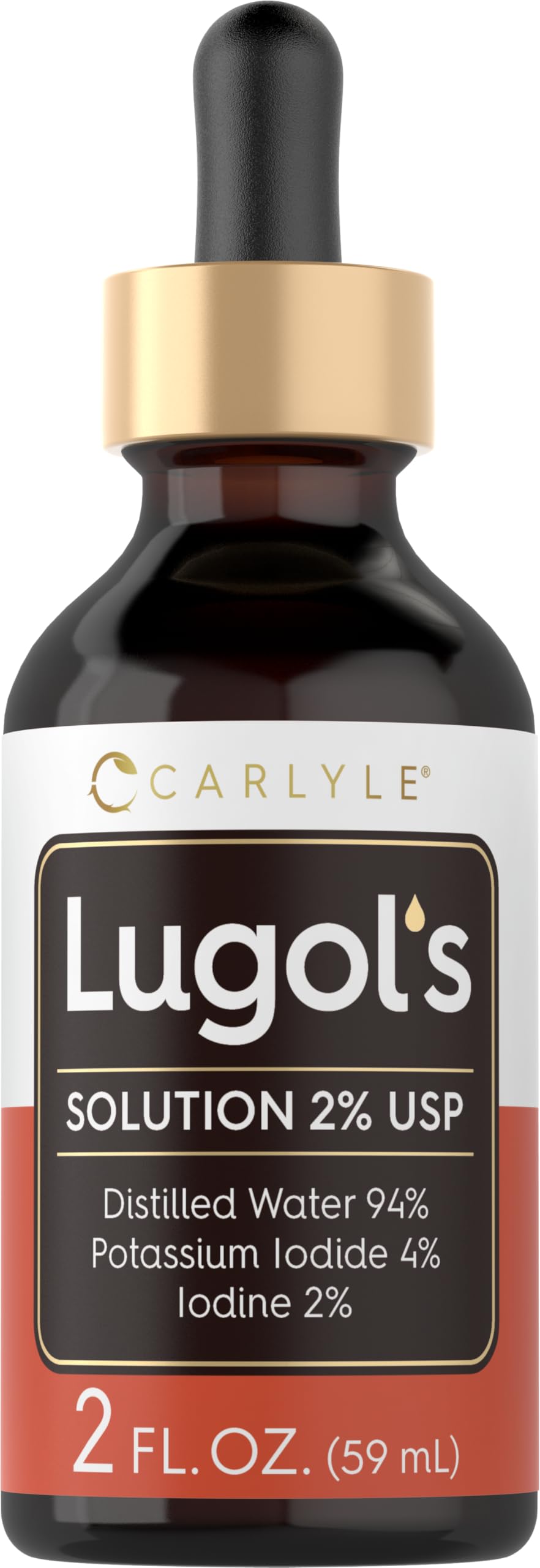 Carlyle frasco lateral con etiqueta legible y detalles de calidad