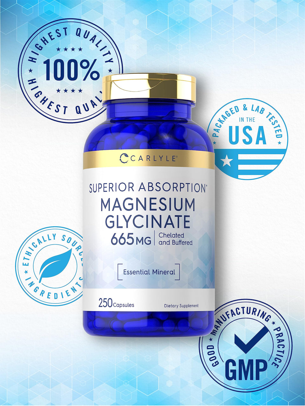 Carlyle etiqueta nutricional destacando ingredientes limpios y transparencia
