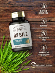 Carlyle etiqueta nutricional destacando ingredientes y pureza