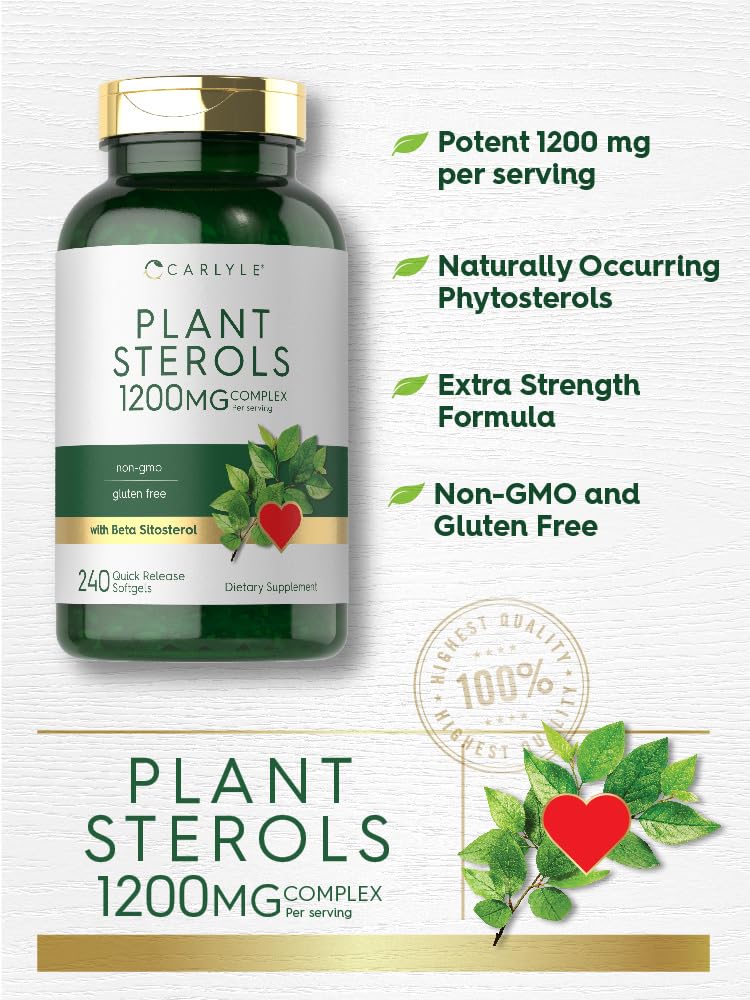 Carlyle etiqueta con ingredientes y concentración de 1.200 mg por porción